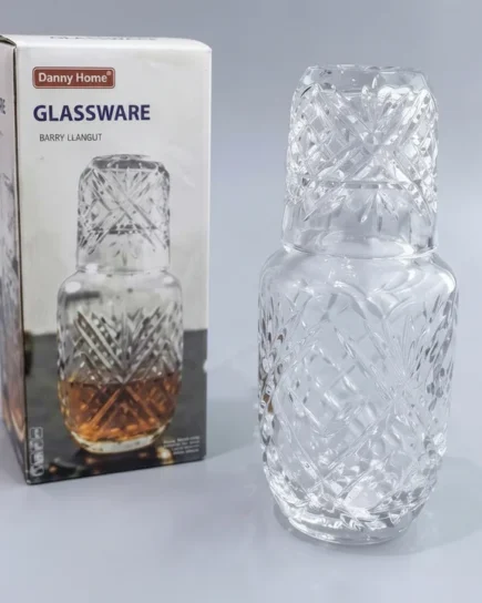 Glass Water Carafe 600ml 24c