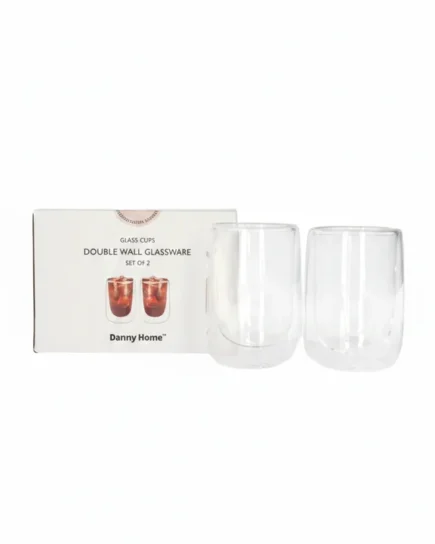 Double Walled GlassSet 2Pcs 300ml