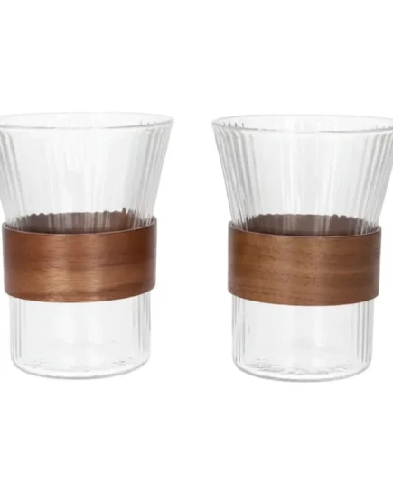 Glass Cup 2Pcs Set 310ml 24c