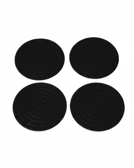 GREY 4Pcs Coaster Set 10x10cm GREY 4Pcs Coaster Set 10x10cm