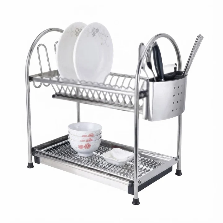 Stainless Steel Sink Organiser Black Stainless Steel Sink Organiser Black