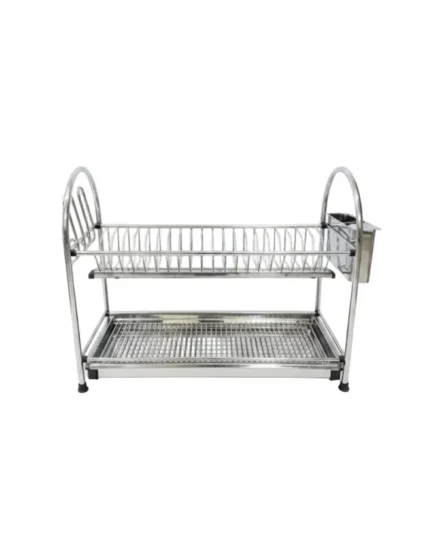2-Tier SSteel Dish Rack S 10c