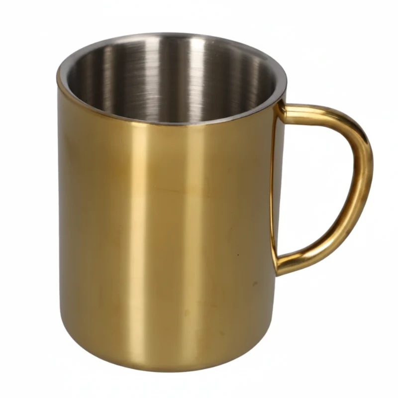 Stainless Steel Mug 400ml Gold Stainless Steel Mug 400ml Gold