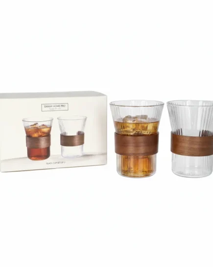 Glass Cup 2Pcs Set 310ml 24c
