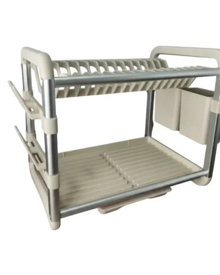 2-Tier Dish Rack (Cream) 6c