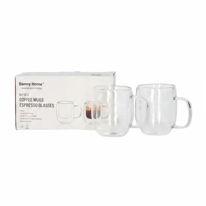 D-Walled Cup 80ml Set of 2Pcs 24c D-Walled Cup 80ml Set of 2Pcs 24c - Image 2