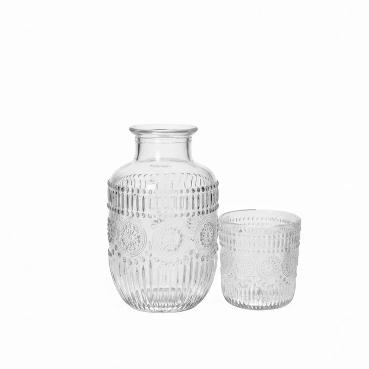 Glass Water Carafe 600ml 24c