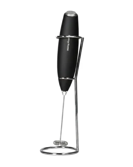Milk Frother + Metal Stand