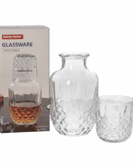 Glass Water Carafe 600ml 24c