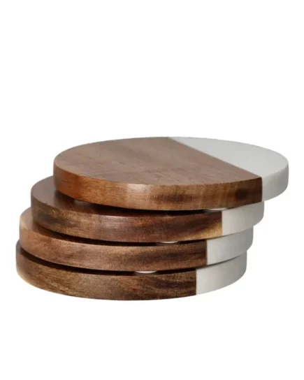 Tray Set of 4Pcs  10x10x1cm