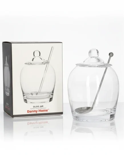 Glass Storage Jar 9x29x10cm