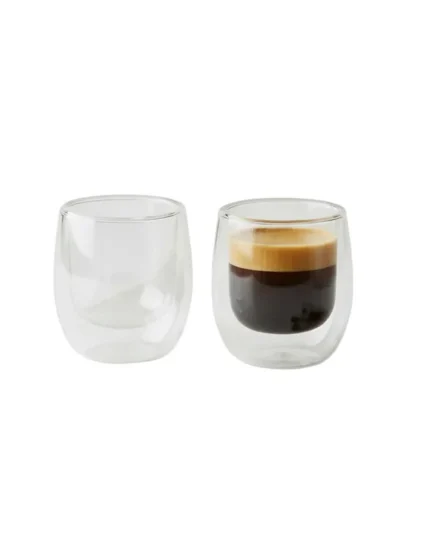 D-Walled Glass  80ml Set of 2Pcs