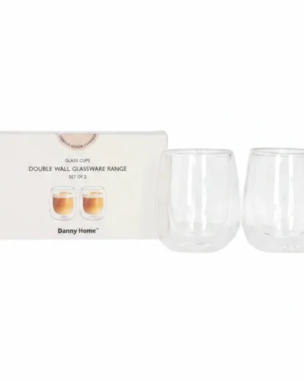 Double Walled Glass Set of 2Pcs 200ml