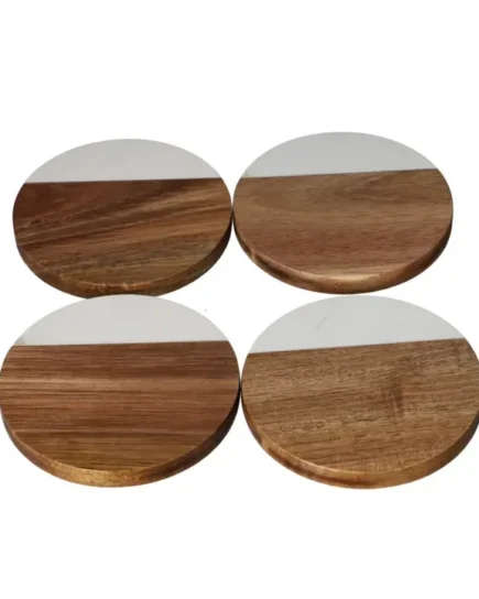 Tray Set of 4Pcs  10x10x1cm